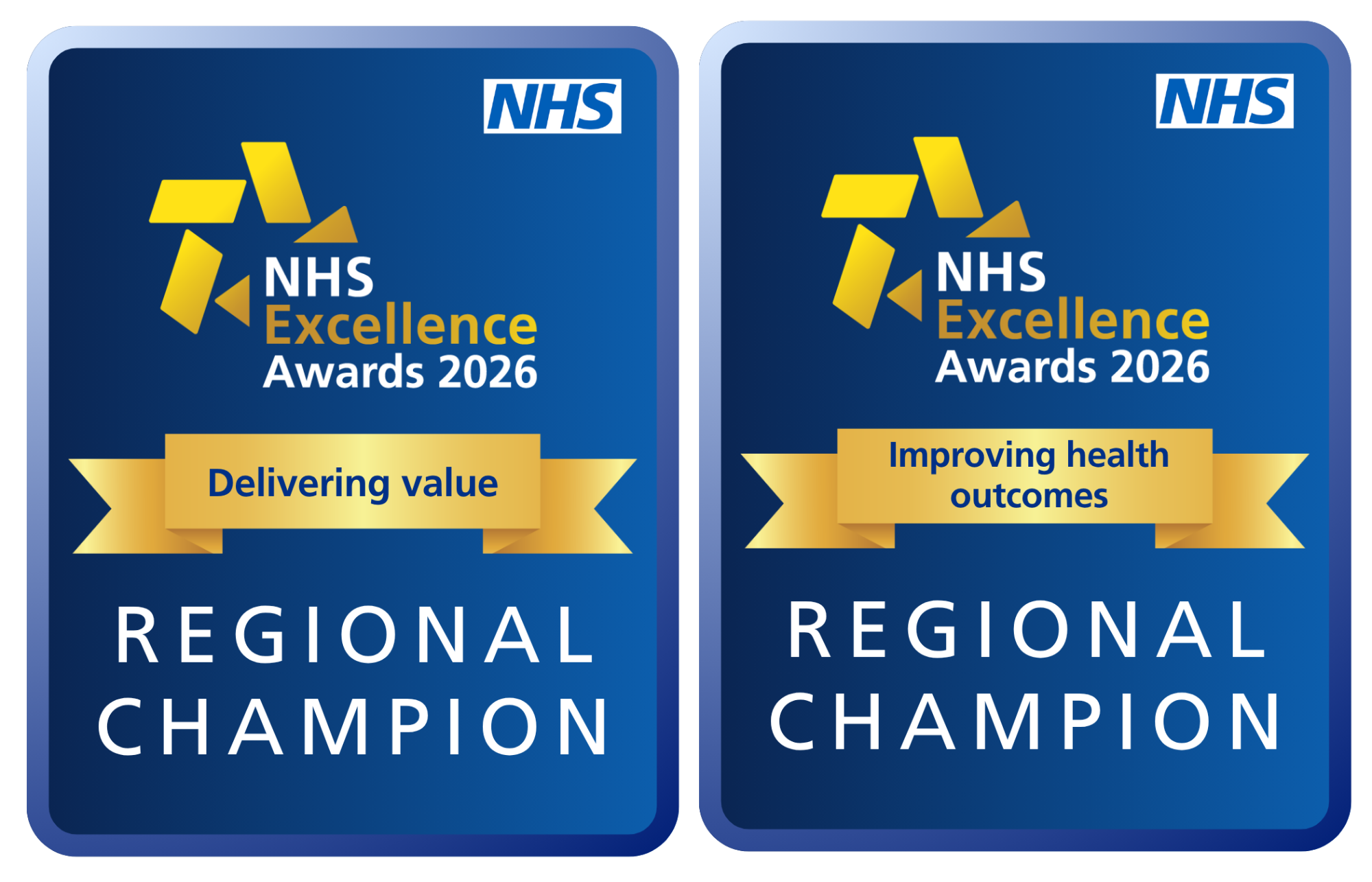 NHS Excellence Awards 2026 - regional champion for delivering value and improving health outcomes
